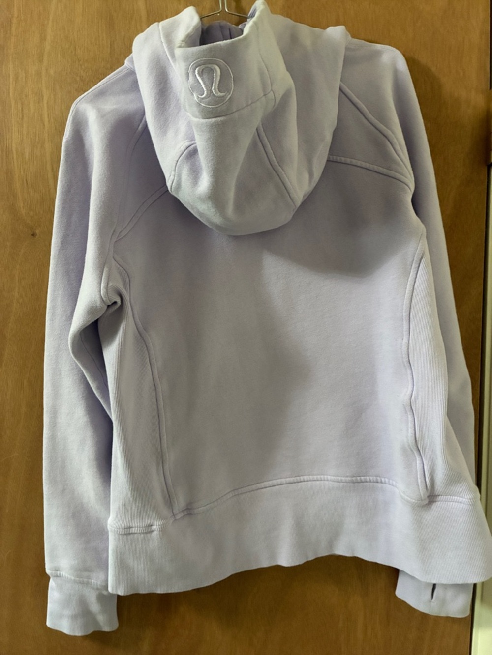 lululemon athletica Light Lavender scuba Hoodie fleece Sweatshirt - Picture 6 of 6
